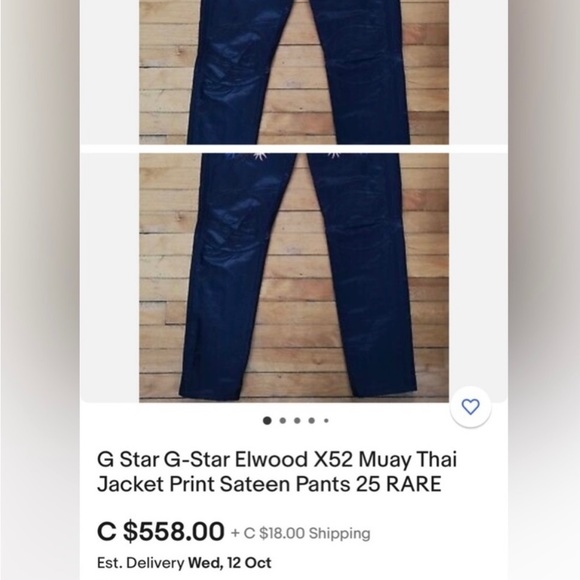 ๐ธ G-STAR ELWOOD X52 JEANS #02 - Picture 17 of 17